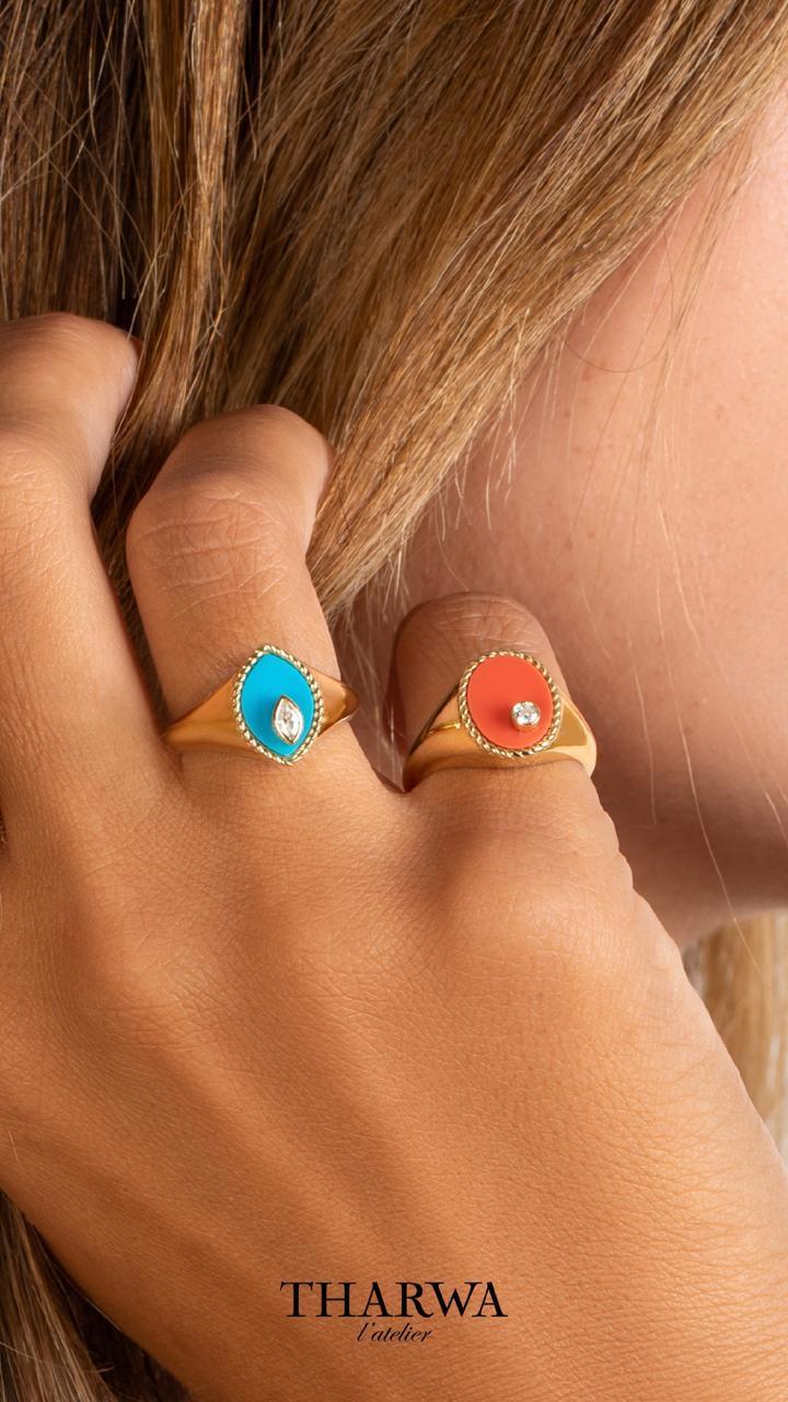 Marquise Turquoise Guardian Ring