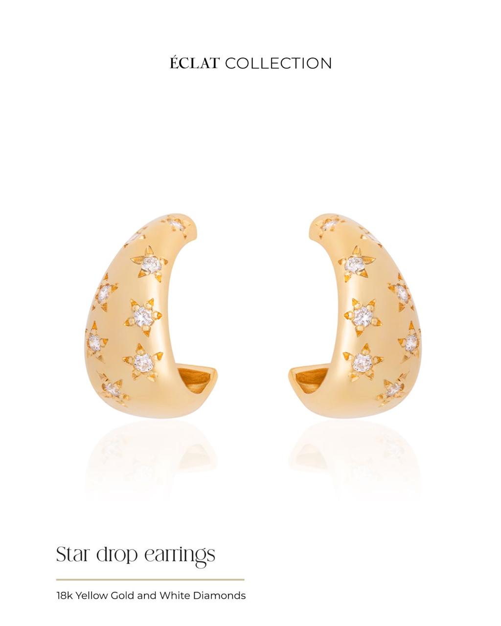 Star Drop Earrings